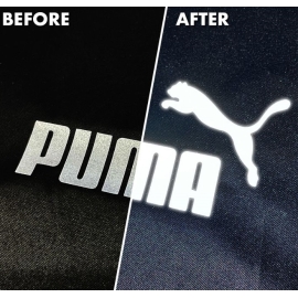 Refective heat transfer logo