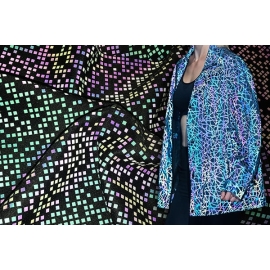 Reflective printing fabric